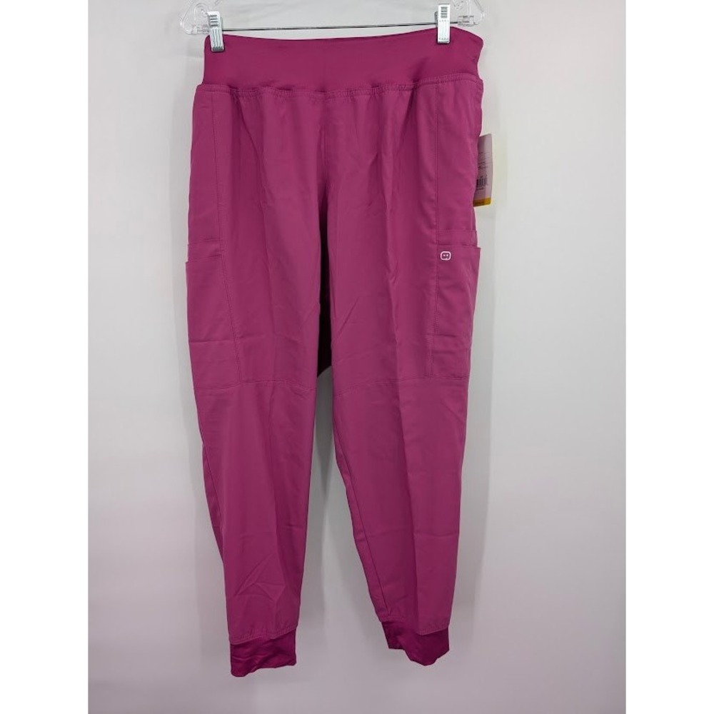 Wink‎ W123 Women's Modern Fit Jogger Scrub Pants Pink NWT sz 2X